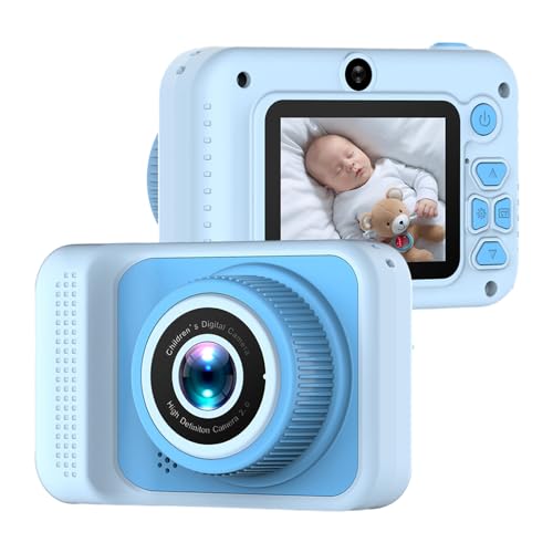 Andoer Kinderkamera, 1080P Digitalkamera Kinder, 20MP 2,0 ” Bildschirm Kinder Kamera mit 4X Digitalzoom, Digitalkamera Fotoapparat Kinder für 3-12 Jahre Jungen und Mädche von Andoer