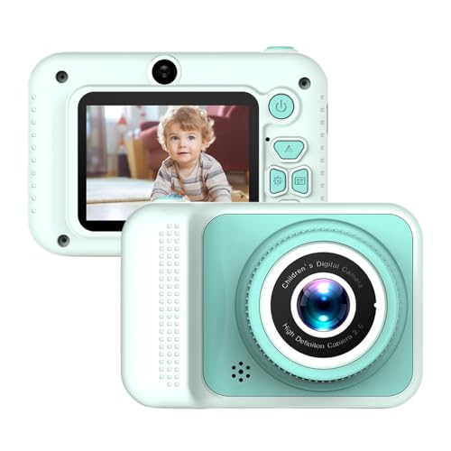 Andoer Kinderkamera, 1080P Digitalkamera Kinder, 20MP 2,0 ” Bildschirm Kinder Kamera mit 4X Digitalzoom, Digitalkamera Fotoapparat Kinder für 3-12 Jahre Jungen und Mädche von Andoer