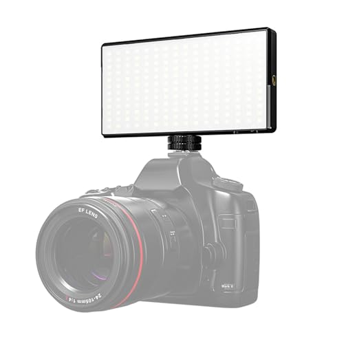Andoer LED-Videoleuchte, 192 LEDs, dimmbar, Kamera-Licht, 2500 K-9000 K, tragbar, mit 1/4-Zoll-Schraubenloch für Live-Übertragung, Studio, Youtube Andoer LED-Videoleuchte, 192 LEDs, dimmbar, Kamera-Licht, 2500 K-9000 K, tragbar, mit 1/4-Zoll-Schraubenloch für Live-Übertragung, Studio, Youtube von Andoer