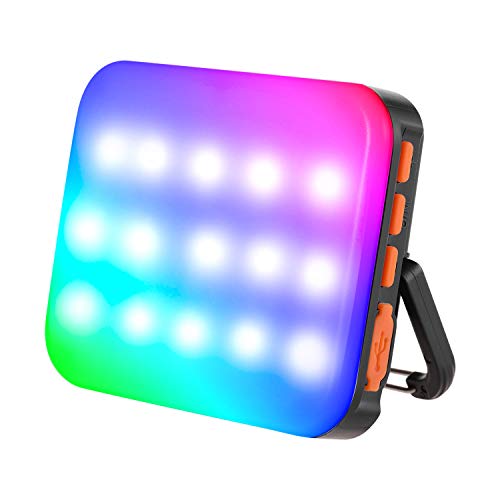 Andoer LED Videoleuchte, RGB Video licht Dimmbar 3200-6500 K, Zweifarbig Wiederaufladbarem Kamera licht kompatibel mit Canon Nikon Sony DSLR Studio Fotografie YouTube Tiktok Andoer LED Videoleuchte, RGB Video licht Dimmbar 3200-6500 K, Zweifarbig Wiederaufladbarem Kamera licht kompatibel mit Canon Nikon Sony DSLR Studio Fotografie YouTube Tiktok von Andoer