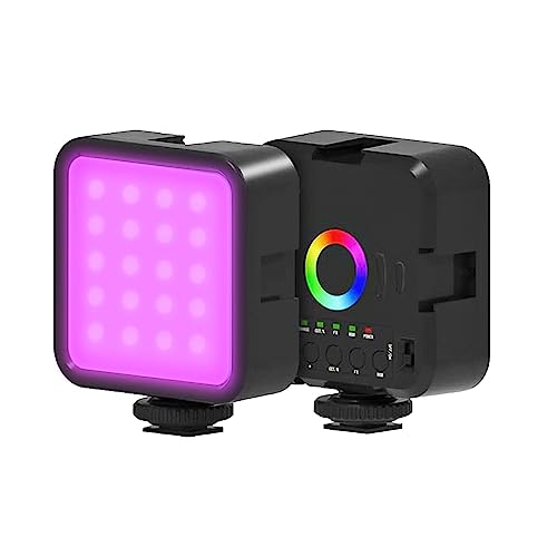 Andoer LED Videoleuchte RGB, Kamera Licht Klein Dimmbare 3000K–9000K Mini Videolicht mit 1200 mAh Akku, USB-Ladeanschluss, 3 Kaltschuhe für Makro Aufnahmen, Produktfotografie und YouTube Andoer LED Videoleuchte RGB, Kamera Licht Klein Dimmbare 3000K–9000K Mini Videolicht mit 1200 mAh Akku, USB-Ladeanschluss, 3 Kaltschuhe für Makro Aufnahmen, Produktfotografie und YouTube von Andoer