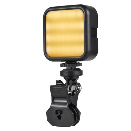 Andoer LED Videolicht, Kamera Licht Klein Dimmbare 3000K-7000K LED Videoleuchte mit 3 Kaltschuhhalterungen und 1/4" Schraubenloch, Clip-Adapter für Makro Aufnahmen, Produktfotografie und YouTube Vlog Andoer LED Videolicht, Kamera Licht Klein Dimmbare 3000K-7000K LED Videoleuchte mit 3 Kaltschuhhalterungen und 1/4" Schraubenloch, Clip-Adapter für Makro Aufnahmen, Produktfotografie und YouTube Vlog von Andoer
