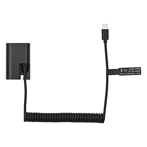 Andoer LP-E6 DR-E6 Dummy-Akku-Koppler-Adapter, USB-C-Koppler, Ersatz für Canon EOS von Andoer