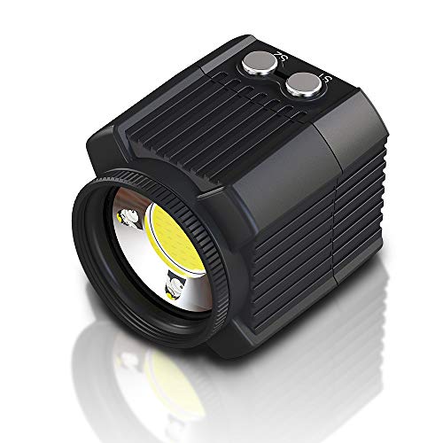 Andoer Mini Wiederaufladbare LED Video Licht Tauchen Fotografie Lampe Unterwasser 60M Wasserdicht IPX8 Camping Beleuchtung für DJI Drone/GoPro/DSLR Kameras/Camcorder/Action von Andoer