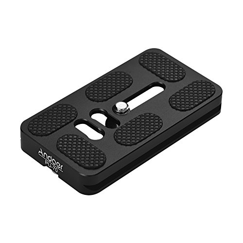 Andoer PU-70 Metall Rechteckige Kamera-Stativhalterung für Arca Swiss, 1/4 Zoll, Schwarz Andoer PU-70 Metall Rechteckige Kamera-Stativhalterung für Arca Swiss, 1/4 Zoll, Schwarz von Andoer