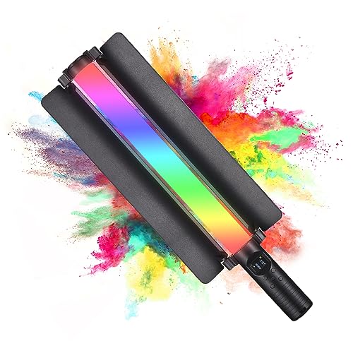Andoer RGB Handheld Videoleuchte, Fotografie Lichtstab 3000K-6000K Dimmbare ED Fotografie Volle Farbe Licht Eingebauter Akku mit abnehmbarem Reflektor für TikTok,YouTube Produktporträtfotografie Andoer RGB Handheld Videoleuchte, Fotografie Lichtstab 3000K-6000K Dimmbare ED Fotografie Volle Farbe Licht Eingebauter Akku mit abnehmbarem Reflektor für TikTok,YouTube Produktporträtfotografie von Andoer
