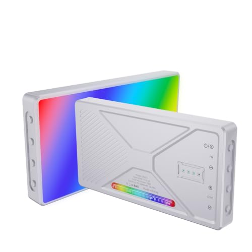 Andoer RGB LED Videoleuchte, Kamera Licht 225 LED-Perlen,Video Licht Dimmbare 2500K-9900K, wiederaufladbares Fotografie-Fülllicht mit Kaltschuhhalterun für Smartphones, Tablets Andoer RGB LED Videoleuchte, Kamera Licht 225 LED-Perlen,Video Licht Dimmbare 2500K-9900K, wiederaufladbares Fotografie-Fülllicht mit Kaltschuhhalterun für Smartphones, Tablets von Andoer