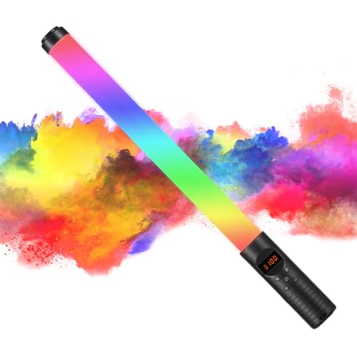 Andoer RGB LED Videoleuchte Lichtstab, LED Fotografie Volle Farbe Licht 3000K–6000K dimmbar Fotografie Lichtstab mit 1200 mAh Akku für TikTok, Vlog, YouTube, Fotografie Andoer RGB LED Videoleuchte Lichtstab, LED Fotografie Volle Farbe Licht 3000K–6000K dimmbar Fotografie Lichtstab mit 1200 mAh Akku für TikTok, Vlog, YouTube, Fotografie von Andoer