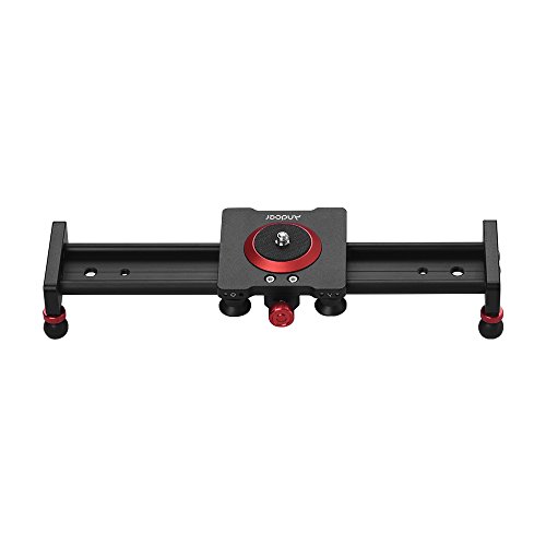 Andoer Slider Dolly Video Track für DSLR-Kamera - Aluminiumlegierung Fotografie Slot, Aufladen bis zu 11lbs (30CM) von Andoer