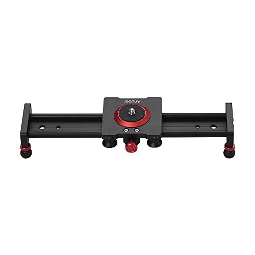 Andoer Slider Dolly Video Slider Dolly Kamera Track Slider Foto Aluminiumlegierung f¨¹r DSLR-Kamera Slot Kamera Fotografie, Aufladen bis zu 11lbs (30CM) von Andoer