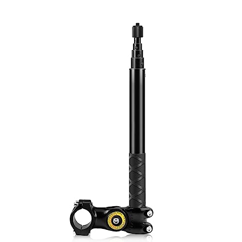 Andoer Unsichtbarer Selfie-Stick, Fahrrad-Kamerahalter, verstellbar Motorrad Selfie Stick Lenkerhalterung Kamerahalterung 27,9 cm-113,5 cm mit 1/4 Zoll Schraubefür INSTA360 X2/X3 von Andoer