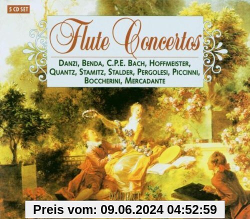 Flute Concertos 5-CD/Wallet von Andras Adorjan