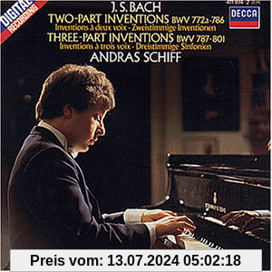 Bach: Two-part und Three-part Inventions von Andras Schiff