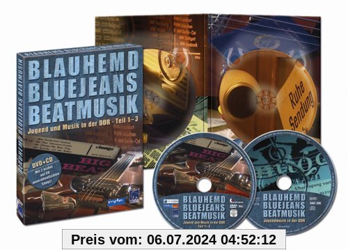 Blauhemd, Bluejeans, Beatmusik - Jugend und Musik in der DDR (Teil 1-3; Bonus CD mit Puhdys, Silly, Renft u. v. a.) [2 DVDs] von André Meier