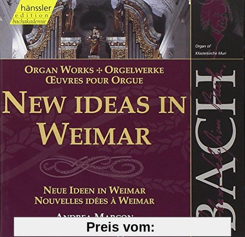 Edition Bachakademie Vol. 90 (Neue Ideen in Weimar) von Andrea Marcon