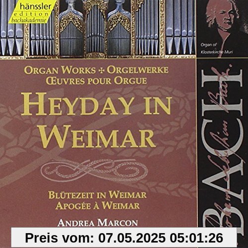 Edition Bachakademie Vol. 92 (Blütezeit in Weimar) von Andrea Marcon