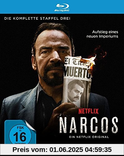 Narcos - Die komplette Staffel Drei [Blu-ray] von Andreas Baiz