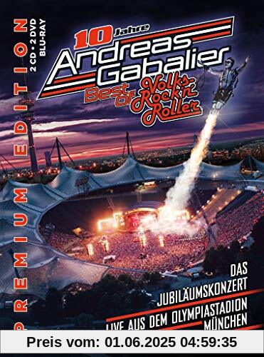 Best of Volks-Rock’n’Roller – Das Jubiläumskonzert live aus dem Olympiastadion in München (Premium Edition inkl. 2CD, 2DVD, Blu-Ray) von Andreas Gabalier