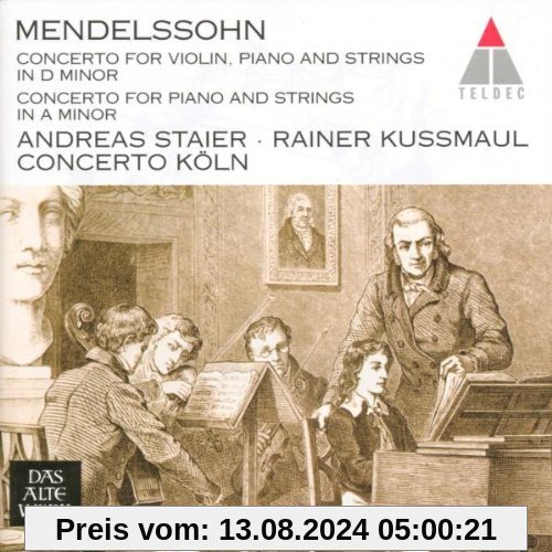 Konzerte für Klavier und Streicher von Andreas Staier