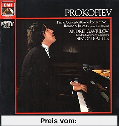 Prokofiev: Klavierkonzert Nr. 1 & 10 Stuecke aus Romeo und Julia, op. 75 [Vinyl LP] von Andrei Gavrilov