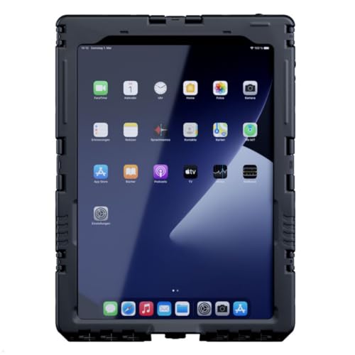 AiShell 11 für Apple iPad 10.9 (10. Gen) Case Schutzhülle wasserfest schwarz von Andres Industries AG