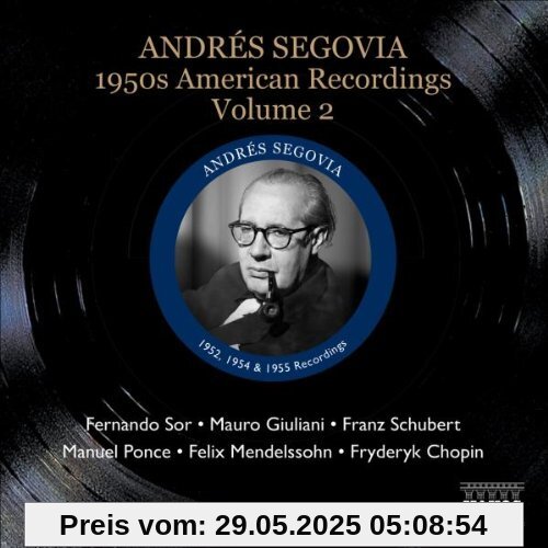 1950s American Recordings Vol.2 von Andres Segovia