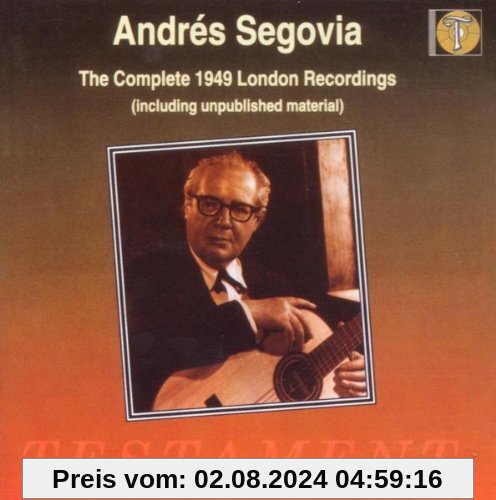 Segovia in London 1949 von Andres Segovia