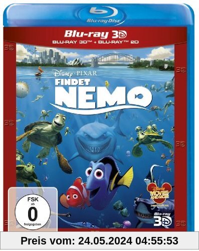 Findet Nemo (+ Blu-ray 2D) [Blu-ray 3D] von Andrew Stanton