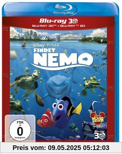 Findet Nemo (+ Blu-ray 2D) [Blu-ray 3D] von Andrew Stanton