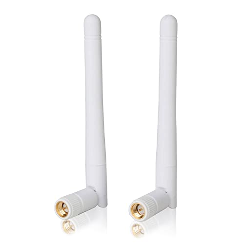 4G LTE Antenne SMA, Andven 5DBI Mini Omnidirektionale Signalverstärker für WiFi Router Mobiles Hotspots 2G 3G 4G GSM WLAN (2 Pack x 10CM) von Andven
