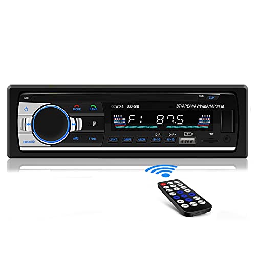 Andven Autoradio mit Bluetooth Freisprecheinrichtung, 1 DIN MP3-Media-Player/FM Radio, Unterstützt AUX/TF Karten/Dual USB von Andven