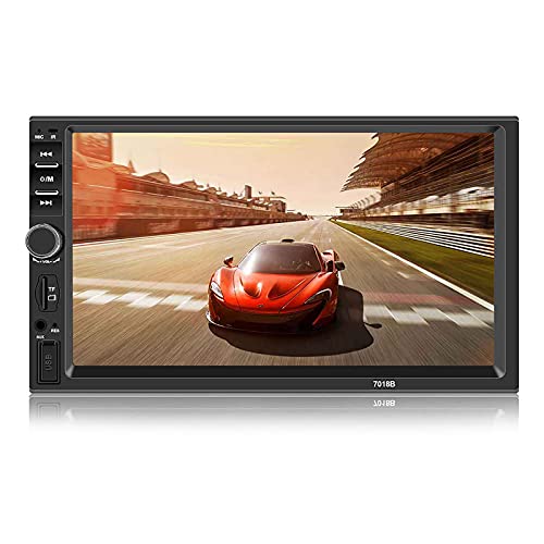 Andven Autoradio mit Bluetooth Freisprecheinrichtung, Doppel Din Auto Stereo Radio Video Player, 7 Zoll Touchscreen Auto Video Stereo, mit FM/USB/TF/AUX/Fernbedienung/Rückkamera von Andven