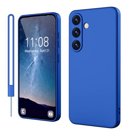 Andwing für Samsung Galaxy S25 Hülle, Silicone Handyhülle für Samsung S25 5G mit Kratzfestem Mikrofaserfutter Kameraschutz, Rundumschutz Schutzhülle Hülle für Samsung Galaxy S25 Blau Andwing für Samsung Galaxy S25 Hülle, Silicone Handyhülle für Samsung S25 5G mit Kratzfestem Mikrofaserfutter Kameraschutz, Rundumschutz Schutzhülle Hülle für Samsung Galaxy S25 Blau von Andwing