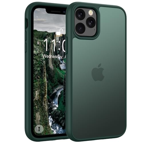 Andwing Matt für iPhone 12 Pro Max Hülle, Militärstandard FallSchutz Handyhülle für iPhone 12 Pro Max, Mattierte Durchscheinende Rückseite Schutzhülle, Anti-Fingerabdruck Kratzfest-Grün Andwing Matt für iPhone 12 Pro Max Hülle, Militärstandard FallSchutz Handyhülle für iPhone 12 Pro Max, Mattierte Durchscheinende Rückseite Schutzhülle, Anti-Fingerabdruck Kratzfest-Grün von Andwing