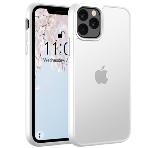Andwing Matt für iPhone 12 Pro Max Hülle, Militärstandard FallSchutz Handyhülle für iPhone 12 Pro Max, Mattierte Durchscheinende Rückseite Schutzhülle, Anti-Fingerabdruck Kratzfest-Matt transparent Andwing Matt für iPhone 12 Pro Max Hülle, Militärstandard FallSchutz Handyhülle für iPhone 12 Pro Max, Mattierte Durchscheinende Rückseite Schutzhülle, Anti-Fingerabdruck Kratzfest-Matt transparent von Andwing