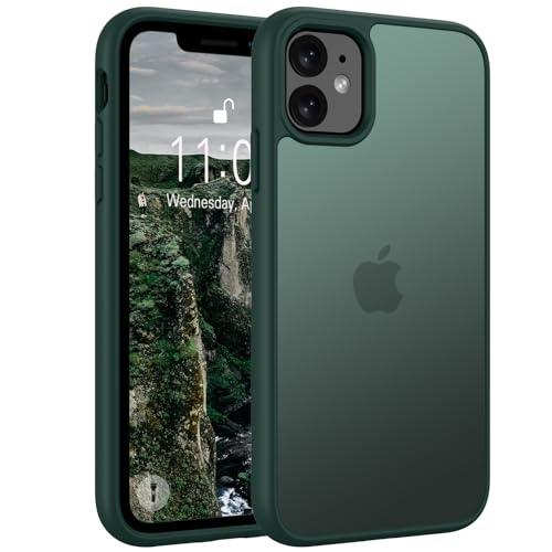 Andwing Matt für iPhone 12 Hülle, Militärstandard FallSchutz Handyhülle für iPhone 12 Pro, Mattierte Durchscheinende Rückseite Schutzhülle, Anti-Fingerabdruck Kratzfest Haltbar-Grün Andwing Matt für iPhone 12 Hülle, Militärstandard FallSchutz Handyhülle für iPhone 12 Pro, Mattierte Durchscheinende Rückseite Schutzhülle, Anti-Fingerabdruck Kratzfest Haltbar-Grün von Andwing