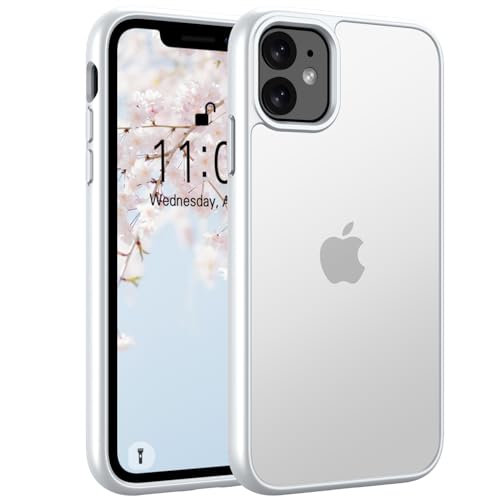 Andwing Matt für iPhone 12 Hülle, Militärstandard FallSchutz Handyhülle für iPhone 12 Pro, Mattierte Durchscheinende Rückseite Schutzhülle, Anti-Fingerabdruck Kratzfest Haltbar-Matt transparent Andwing Matt für iPhone 12 Hülle, Militärstandard FallSchutz Handyhülle für iPhone 12 Pro, Mattierte Durchscheinende Rückseite Schutzhülle, Anti-Fingerabdruck Kratzfest Haltbar-Matt transparent von Andwing