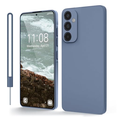 Andwing für Samsung Galaxy A55 Hülle Silikon-Schutzhülle mit Rundumschutz & Kameraschutz | Weiches Kratzfester Mikrofaser-Innenfutter | Kompatibel mit 4G/5G Modellen-Grau Andwing für Samsung Galaxy A55 Hülle Silikon-Schutzhülle mit Rundumschutz & Kameraschutz | Weiches Kratzfester Mikrofaser-Innenfutter | Kompatibel mit 4G/5G Modellen-Grau von Andwing