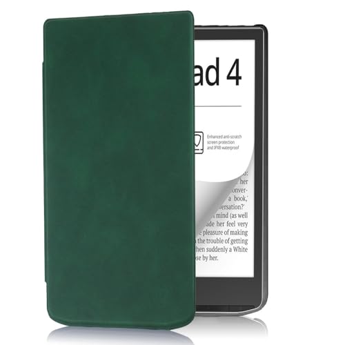 Cover für Vivio Inkpad 4 | Flip Cover mit Smart Sleep Funktion | Langlebiger Schutz | Leichtes Reisecover | E-Reader Schutzhülle (Schwarzgrün) von Andy Case1
