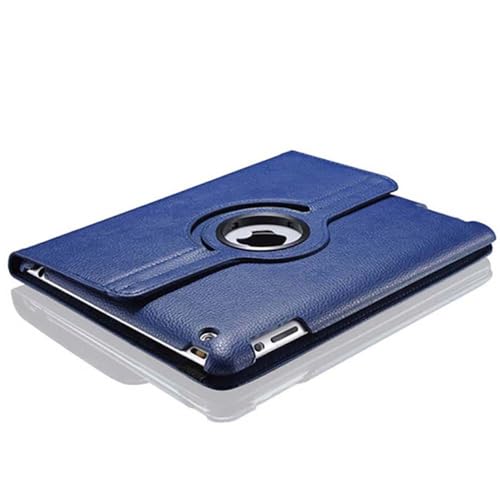 Drehbare Schutzhülle für iPad 2/3/4 (2012/2011) [älteste Modelle], 360-Grad-Ständer, automatische Sleep/Wake-Funktion, Folio-Leder-Smart-Cover, Blau von Andy Case1