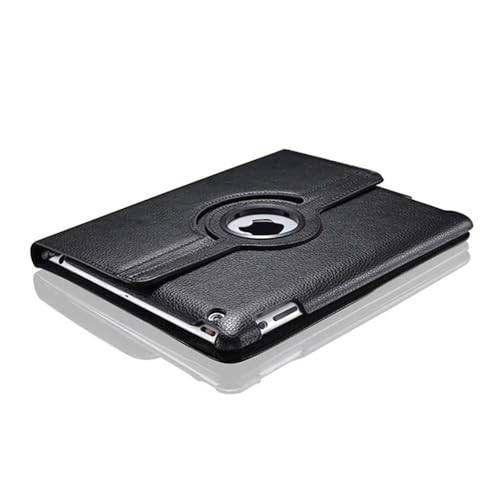 Drehbare Schutzhülle für iPad 2/3/4 (2012/2011) [älteste Modelle], 360-Grad-Ständer, automatische Sleep/Wake-Funktion, Folio-Leder-Smart-Cover, Schwarz von Andy Case1