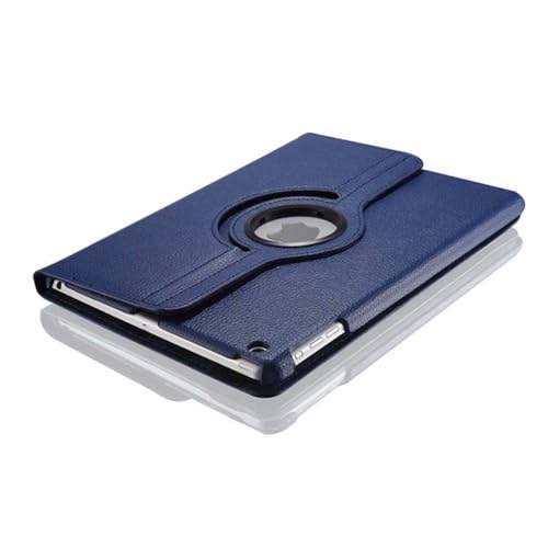 Drehbare Schutzhülle für iPad 6. / 5. Generation (2018/2017), iPad Air 2 / Air 1 (9,7 Zoll), 360 Grad drehbarer Ständer, automatischer Schlaf- und Wachmodus, Blau von Andy Case1