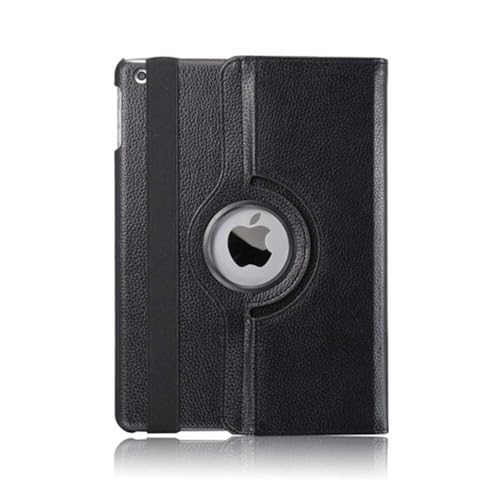Drehbare Schutzhülle für iPad 6. / 5. Generation (2018/2017), iPad Air 2 / Air 1 (9,7 Zoll), 360 Grad drehbarer Ständer, automatischer Schlaf- und Wachmodus, Schwarz von Andy Case1