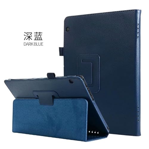 Hülle für Huawei Mediapad T5 10 AGS2-W09/L09/L03/W19 Ultra Slim Folio Stand Leichte Ledertasche Tablet (Blau) von Andy Case1
