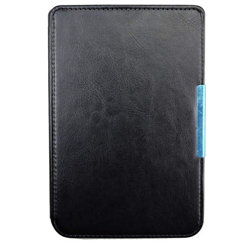 Hülle für Pocketbook626 E-Book Schutzhülle Ledertasche Touch Lux 3 Ultradünn Flip Magnet Sleep Case (Schwarz) von Andy Case1