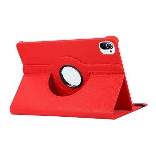 Kompatibel mit Xiaomi Mi Pad 5/MiPad 5 Pro 11 Zoll 2021 Tablet Hülle 360 Grad Drehbarer Ständer Faltbare Tablet Hülle Tablet Cover (Rot) von Andy Case1