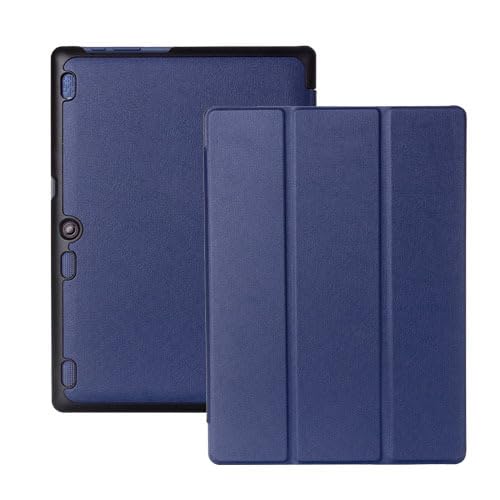 Passend für Lenovo Tab2 A10-70 Ledertasche A10-30 Tablet Castell Schutzhülle Tab3 10 (Blau) von Andy Case1