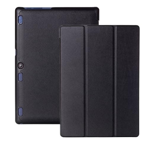 Passend für Lenovo Tab2 A10-70 Ledertasche A10-30 Tablet Castell Schutzhülle Tab3 10 (Schwarz) von Andy Case1