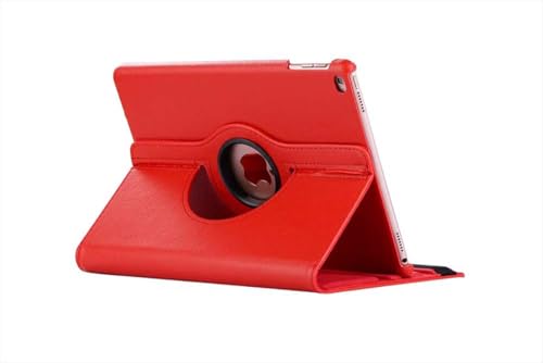 Rotierende Hülle für iPad 9,7 Zoll 2018 2017 / Air 2-360 Grad Ständer Schutzhülle mit Auto Sleep Wake (6th Gen, 5th Gen) / Air (Rot) von Andy Case1