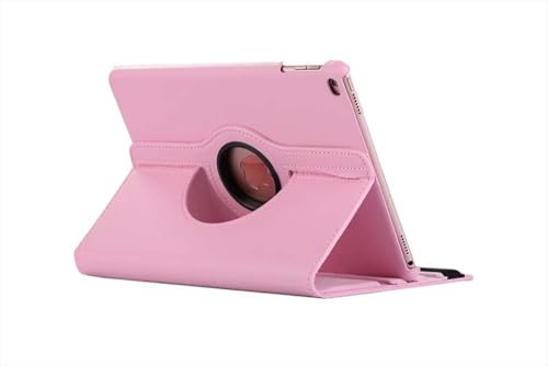 Rotierende Schutzhülle für iPad 6. / 5. Generation (2018/2017), iPad Air 2 / Air 1 (9,7 Zoll), 360 Grad drehbarer Ständer, automatischer Schlaf- und Wachmodus, Rosa von Andy Case1